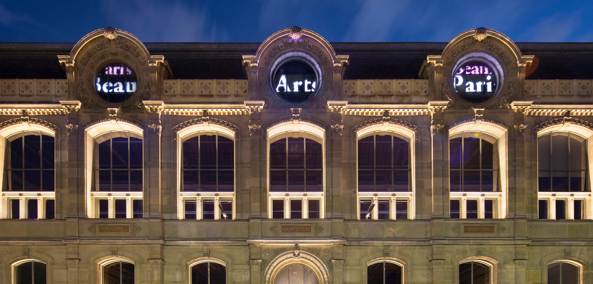 École nationale supérieure des Beaux-Arts à Paris, mise en lumière par LEA
