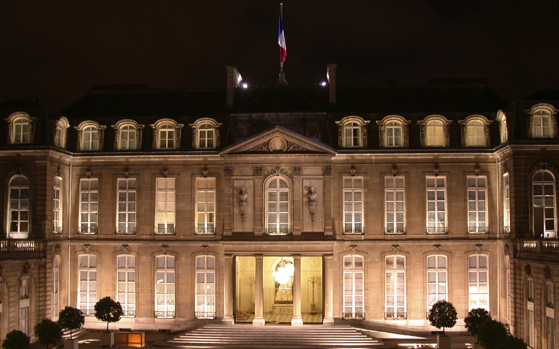 Palais de l’Elysée à Paris