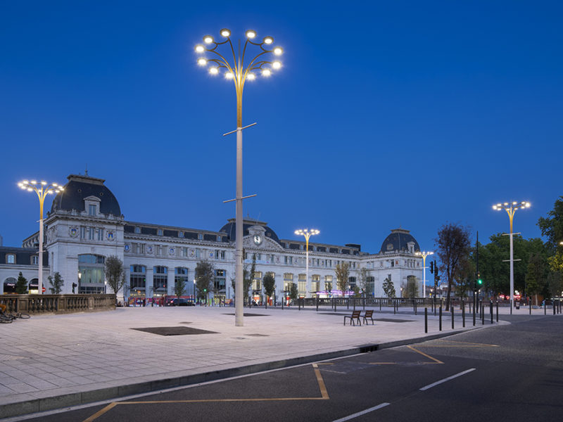 Esplanade gare Matabiau à Toulouse
